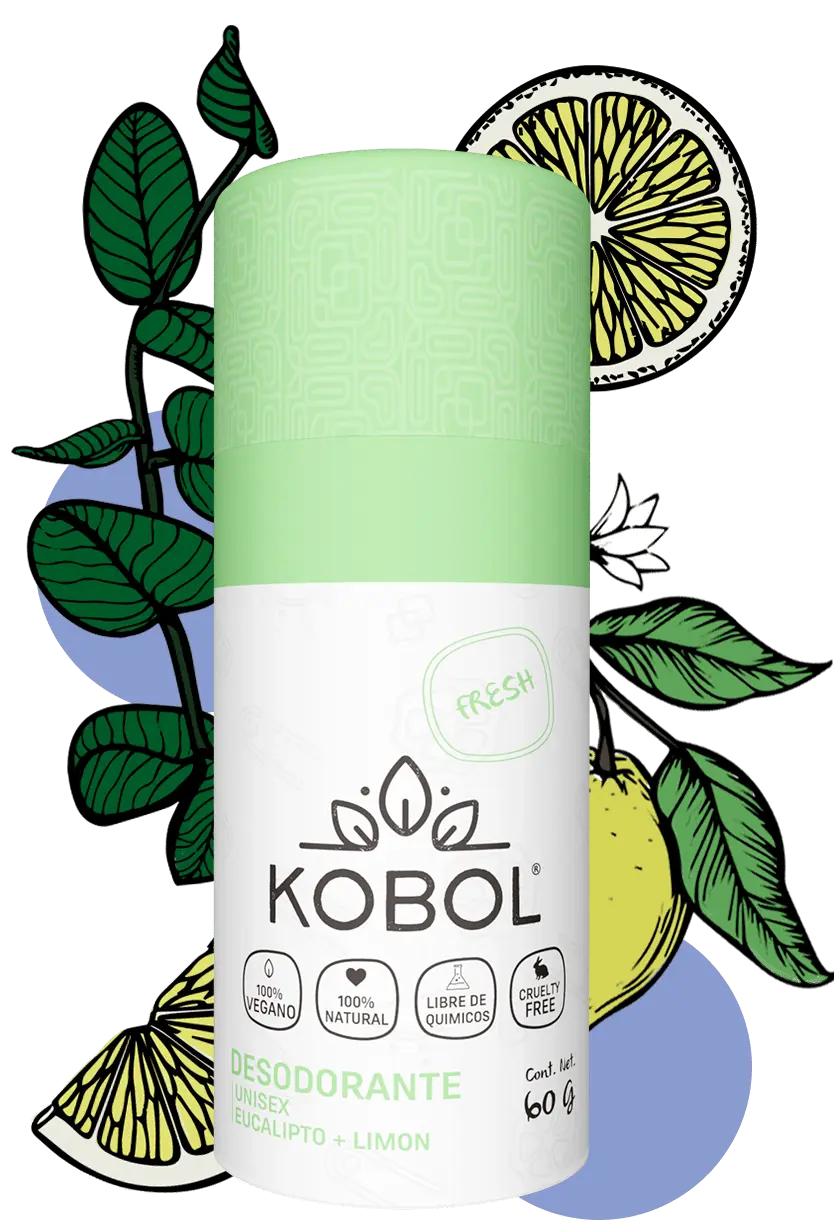 Desodorante natural Vegano Eucalipto Limon Desodorante Kobol Eucalipto