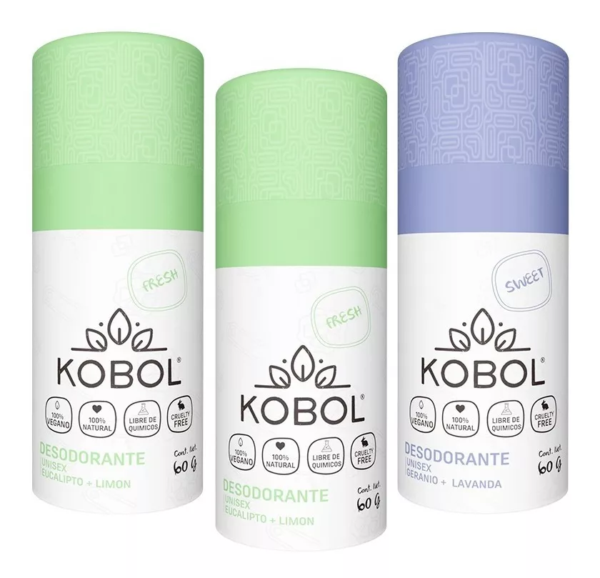 Kit de 3 Desodorantes (1 Geranio + 2 Eucalipto)