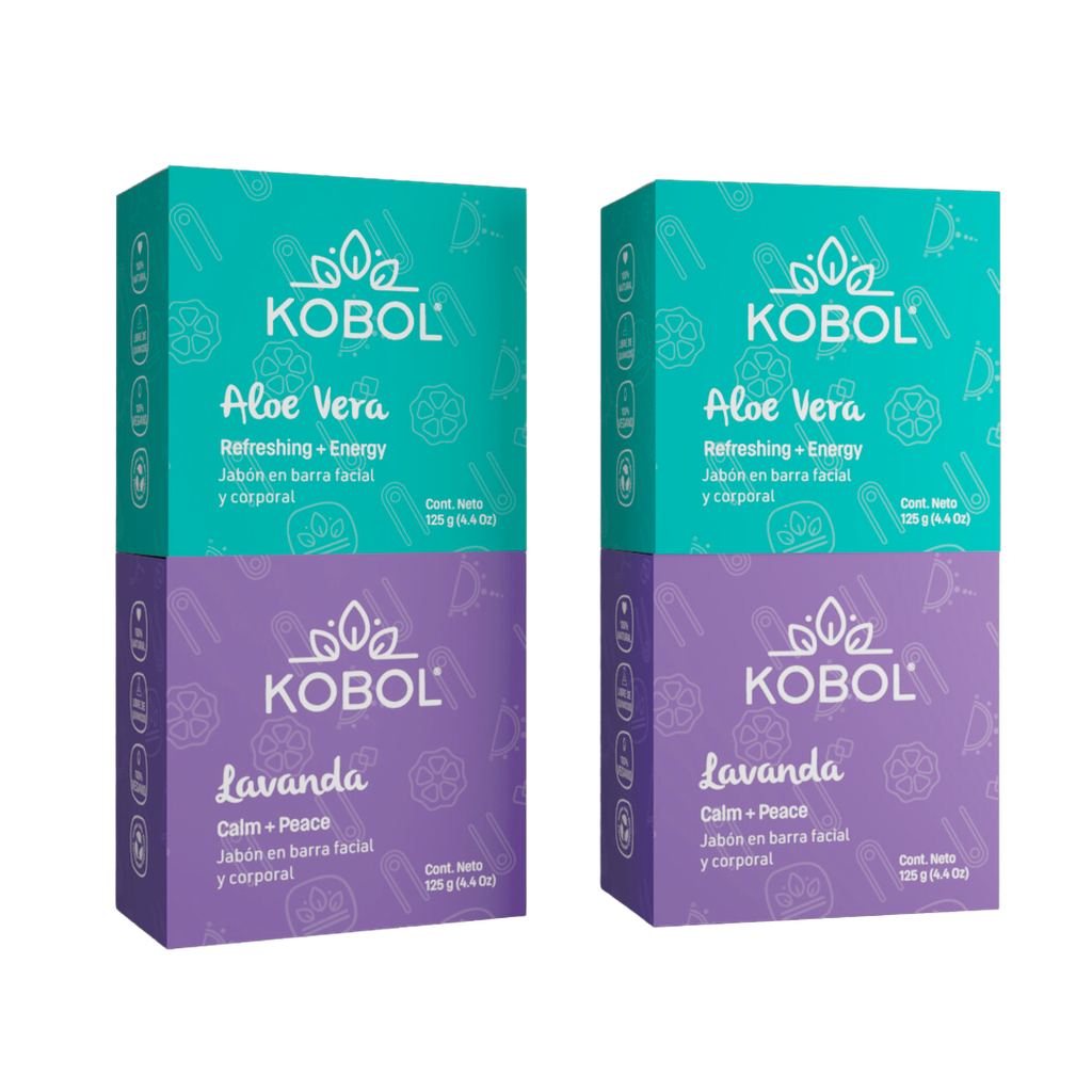 Pack de 4 Jabones Dermolimpiadores Veganos