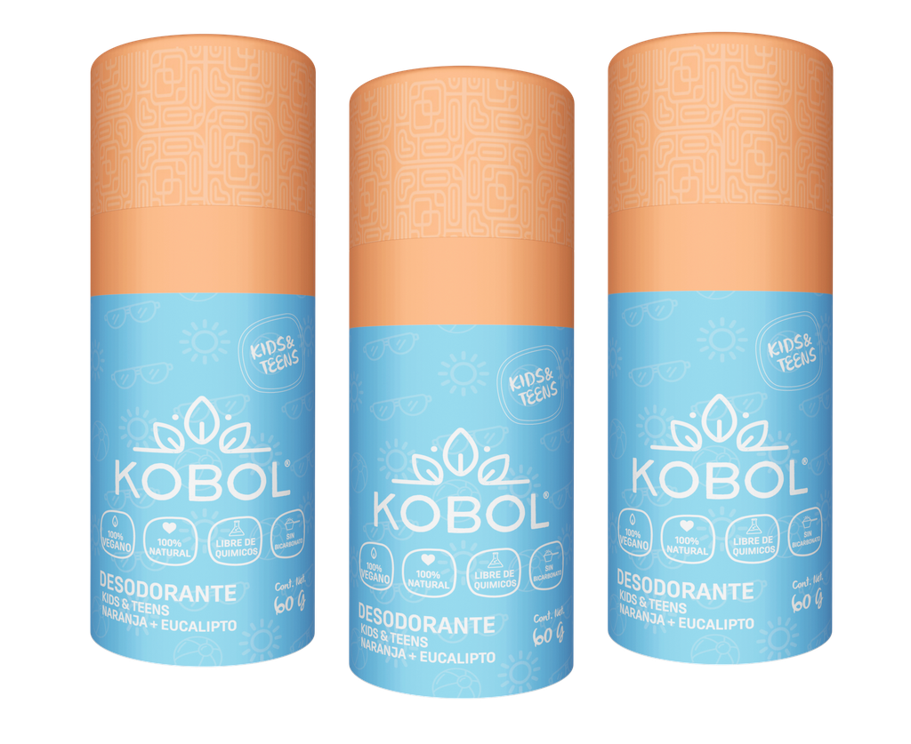 Kit de 3 Desodorantes de Kids & Teens (Naranja) 