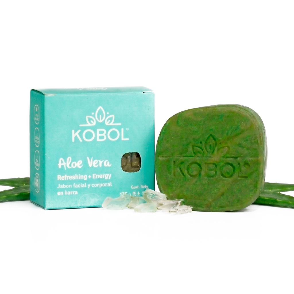 Jabón Dermolimpiador Vegano de Aloe Vera