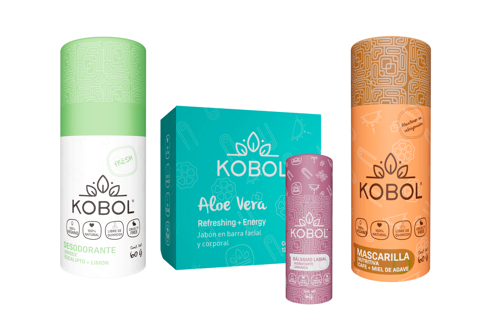 Kit de Desodorante + Bálsamo + Jabón + Mascarilla