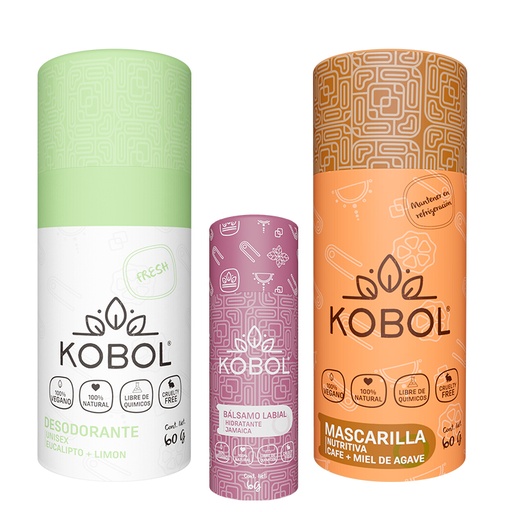 Kit de Mascarilla + Desodorantes + Bálsamo